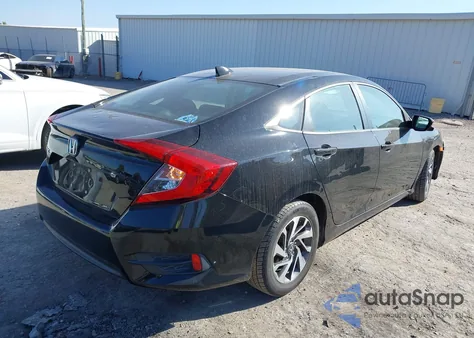 2018 Honda Civic Ex from USA, damaged, VIN 19XFC2F79JE011346